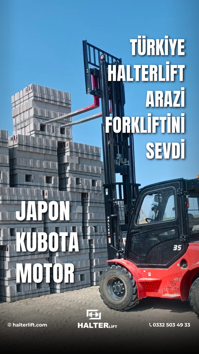 Değerli Diyarbakır Müşterimize Halterlift 4x4 Arazi Forklifti Teslimatımızı Gerçekleştirdik, Hayırlı Olsun. 
