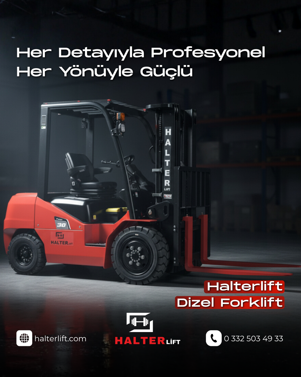 Değerli Batman Müşterimizin Tercihi: 3 Adet Halterlift Dizel Forklift Hayırlı Olsun 