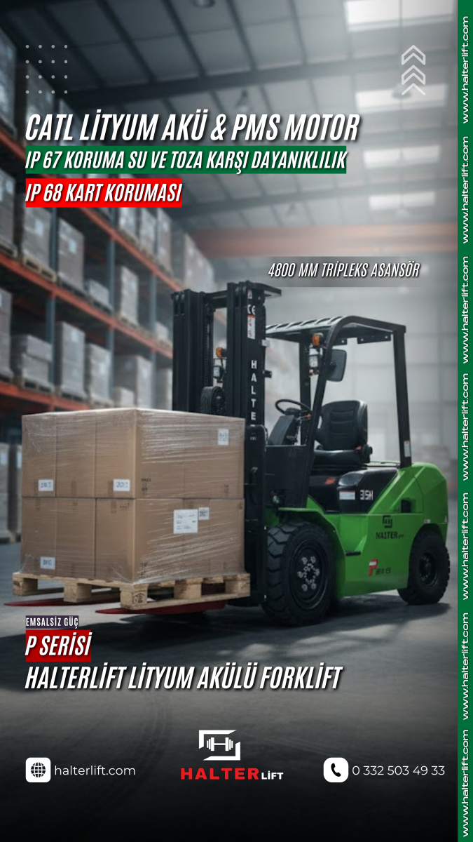 Değerli Müşterimize P Serisi Lityum Akülü Forklift Hayırlı Olsun. 
