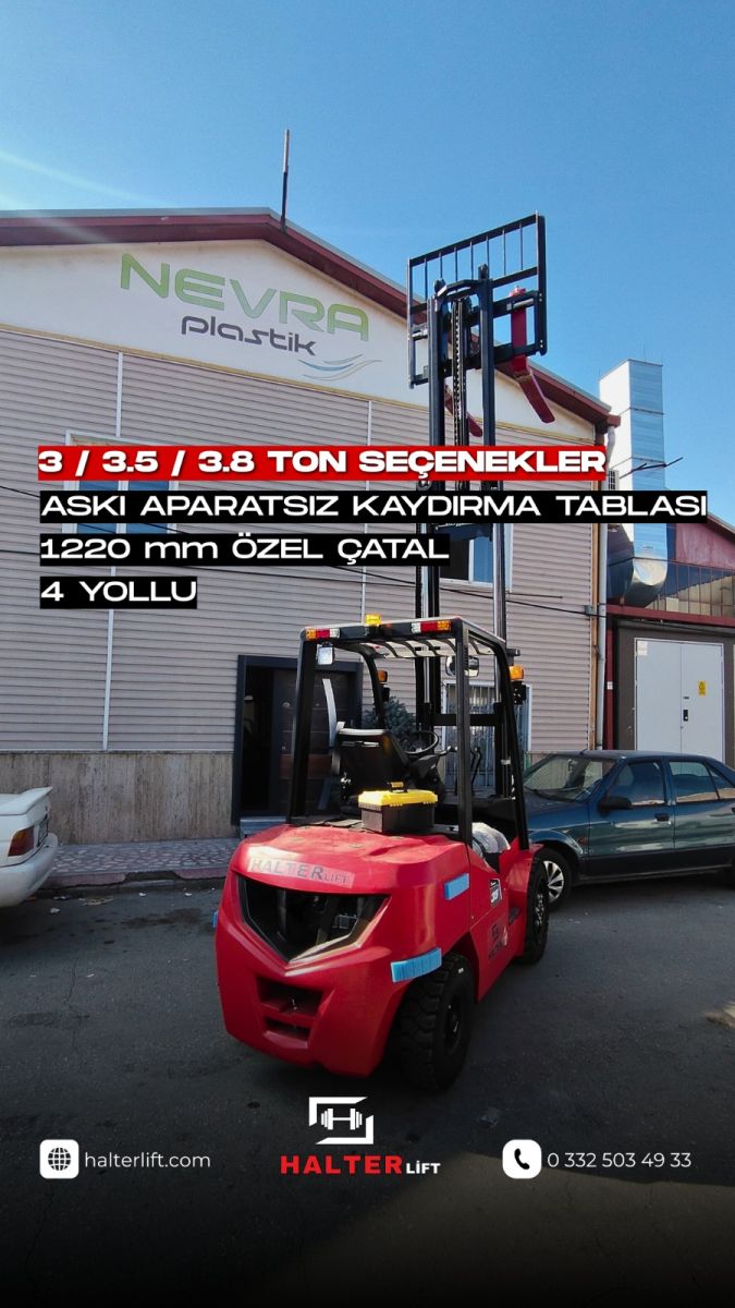 DEĞERLİ MÜŞTERİMİZE HALTERLİFT DİZEL FORKLİFT HAYIRLI OLSUN 