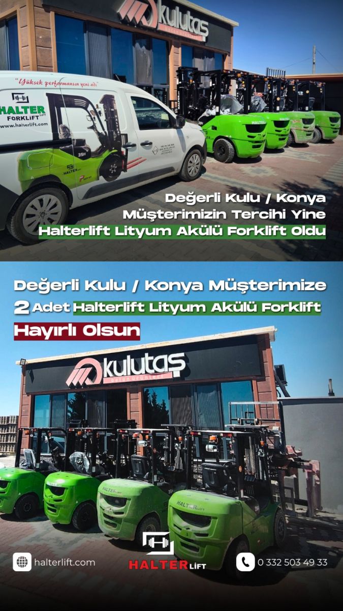 Değerli Müşterimize P Serisi Lityum Akülü Forklift Hayırlı Olsun. 