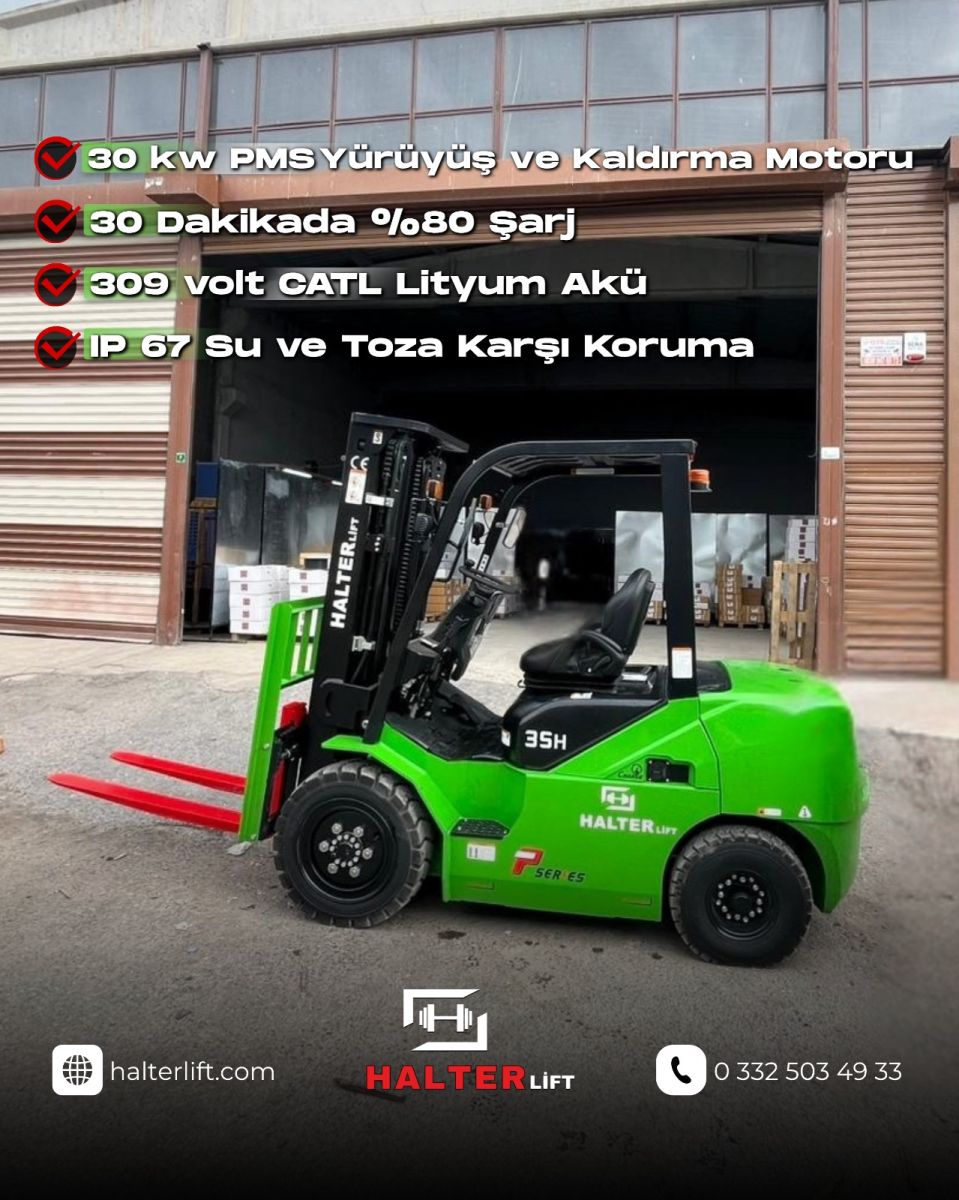 Değerli Müşterimize P Serisi Lityum Akülü Forklift Hayırlı Olsun. 