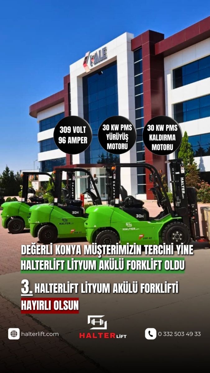 Değerli Müşterimize P Serisi Lityum Akülü Forklift Hayırlı Olsun. 
