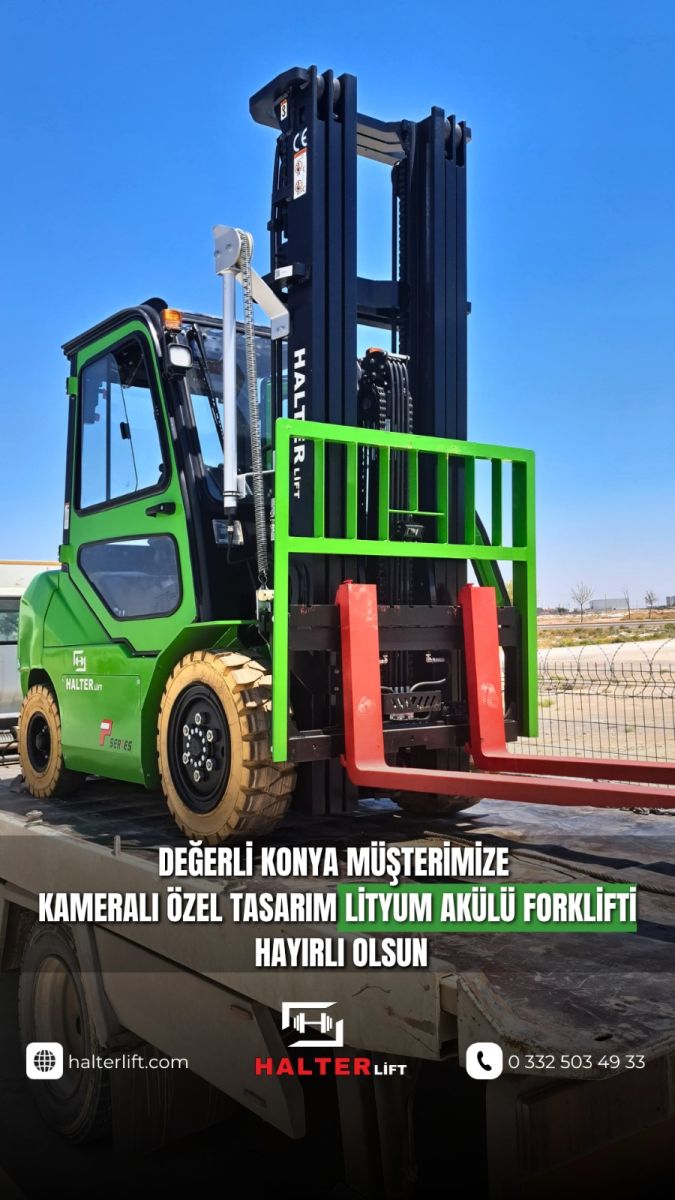 Değerli Müşterimize P Serisi Lityum Akülü Forklift Hayırlı Olsun. 