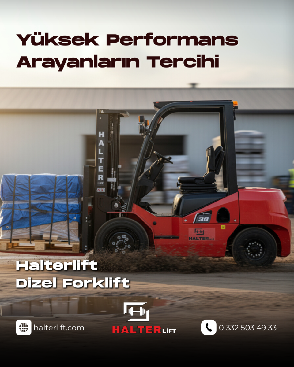DEĞERLİ MÜŞTERİMİZE HALTERLİFT DİZEL FORKLİFT HAYIRLI OLSUN 