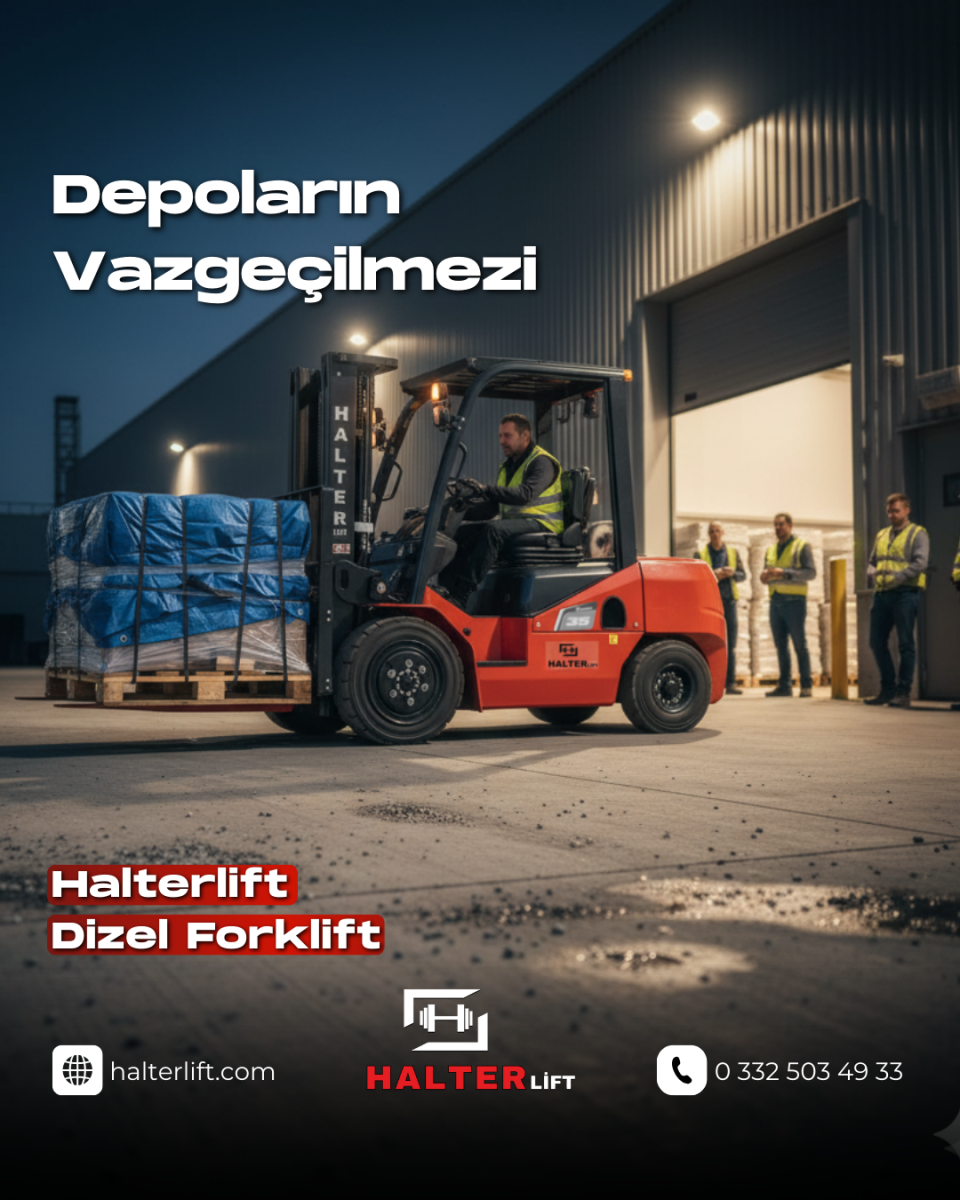 Değerli Aksaray Müşterimize 3 Ton Halterlift Dizel Forklift Hayırlı Olsun 