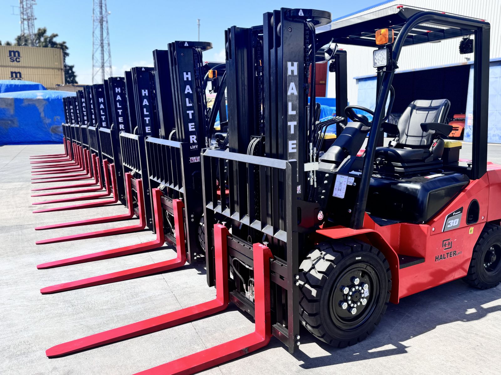 Değerli Batman Müşterimizin Tercihi: 3 Adet Halterlift Dizel Forklift Hayırlı Olsun 