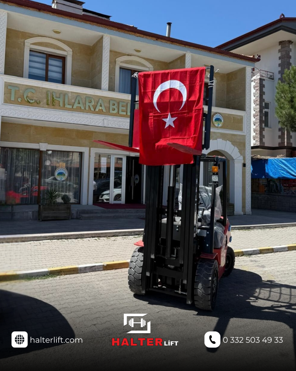 Değerli Aksaray Müşterimize 3 Ton Halterlift Dizel Forklift Hayırlı Olsun 