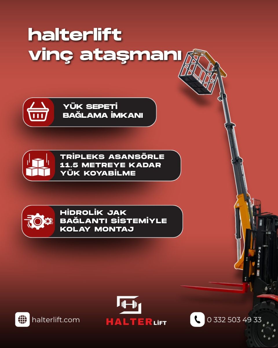 Değerli Aydın / Nazilli Müşterimize Halterlift Forklift Vinç Ataşmanı Hayırlı Olsun 