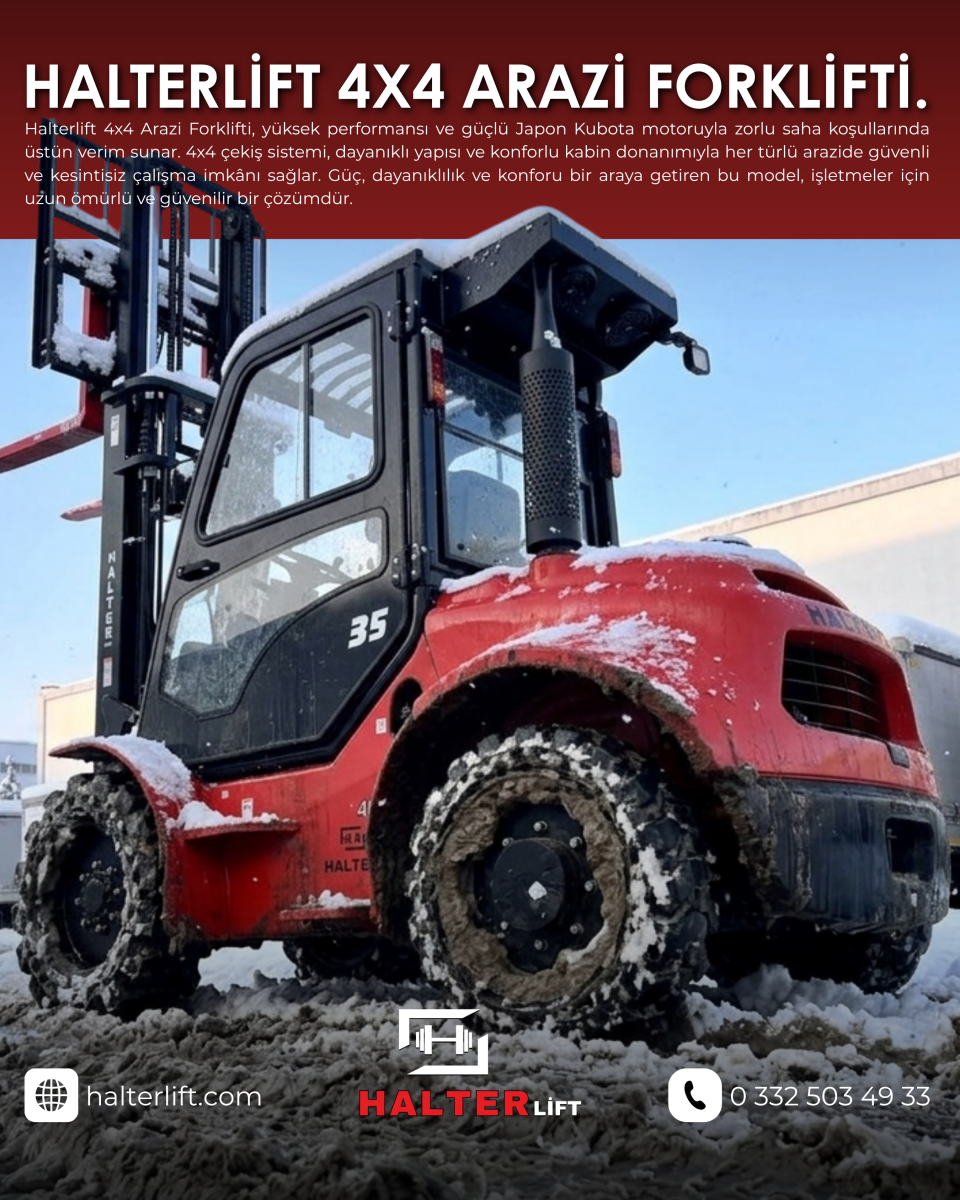 HALTERLİFT FORKLİFT KONYA 