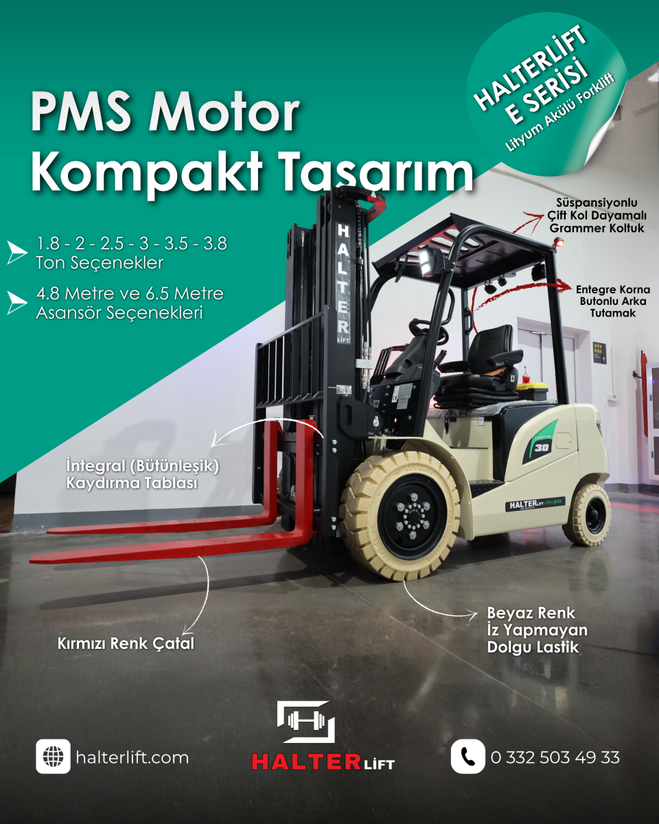 HALTERLİFT FORKLİFT KONYA 